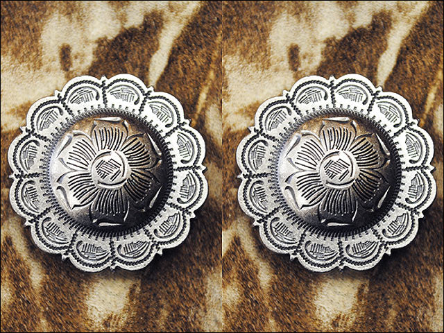 Western Screw Back Concho Floral Carved Saddle Bling Cowgirl