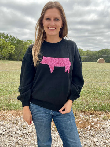 QUEEN OF STOCKSHOW SWEATER