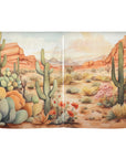 Watercolor Desert Curtains 28"x40" (2-Piece) Made in America