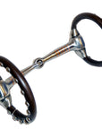 AJ Tack Silver Dot Sweet Iron Snaffle Miniature Horse Bit