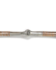 AJ Tack Offset Dee Ring Snaffle Bit with Star Concho