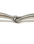 AJ Tack Offset Dee Ring Snaffle Bit with Star Concho
