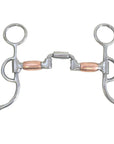 AJ Tack Argentine Short Shank Correction Bit with Copper Rollers