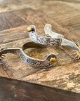 AJ Tack Men's Gal Leg Engraved Spurs