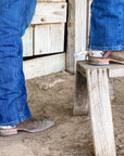 AJ Tack Men's Stainless Steel Stars and Double Shooter Spurs
