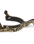 AJ Tack Men's Antique Brown Longhorn Spurs