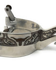 AJ Tack Men's Longhorn Floral Show Spurs