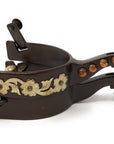 AJ Tack Men's Floral Engraved Spurs