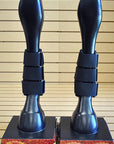 Hilason Western Horse Tack Leg Protection Deluxe Skid Bootsblack