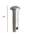 AJ Tack Stainless Steel Spur Rowel Pins and Cotter Pins - 1 Set