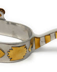 AJ Tack Men's Stainless Steel Offset Southwest Spurs