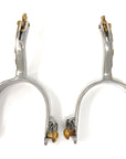 AJ Tack Men's Stainless Steel Offset Southwest Spurs