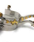 AJ Tack Men's Stainless Steel Offset Pleasure Horse Spurs