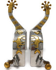 AJ Tack Men's Stainless Steel Offset Pleasure Horse Spurs