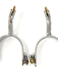 AJ Tack Men's Stainless Steel Offset Pleasure Horse Spurs