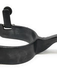 AJ Tack Men's Black Steel Reining Horse Spurs