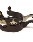 AJ Tack Men's Antique Brown Cutting Horse Spurs