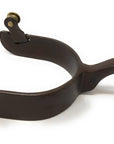 AJ Tack Men's Antique Brown Cutting Horse Spur Set