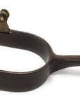 AJ Tack Men's Antique Brown Star and Dots Spurs