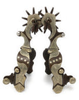 AJ Tack Men's Antique Brown Stars Western Spurs