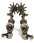 AJ Tack Men's Antique Brown Crossed Pistols Spurs
