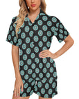 Turquoise Concho Women's Western Pajama Set
