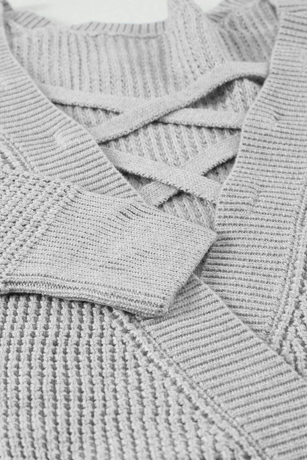 Amelia Back Hollow Out Sweater