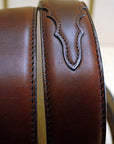 26 In Hilason Silver Creek Western Leather Mens Womens Belt Brown