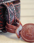 26 In Hilason Hand Tooled Western Leather Mens Womens Belt