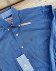 Ariat Men's Midnight Wrinkle Free Solid Pinpoint Oxford Classic Fit Shirt