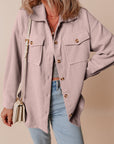 Eleanor Corduroy Flap Up Shacket