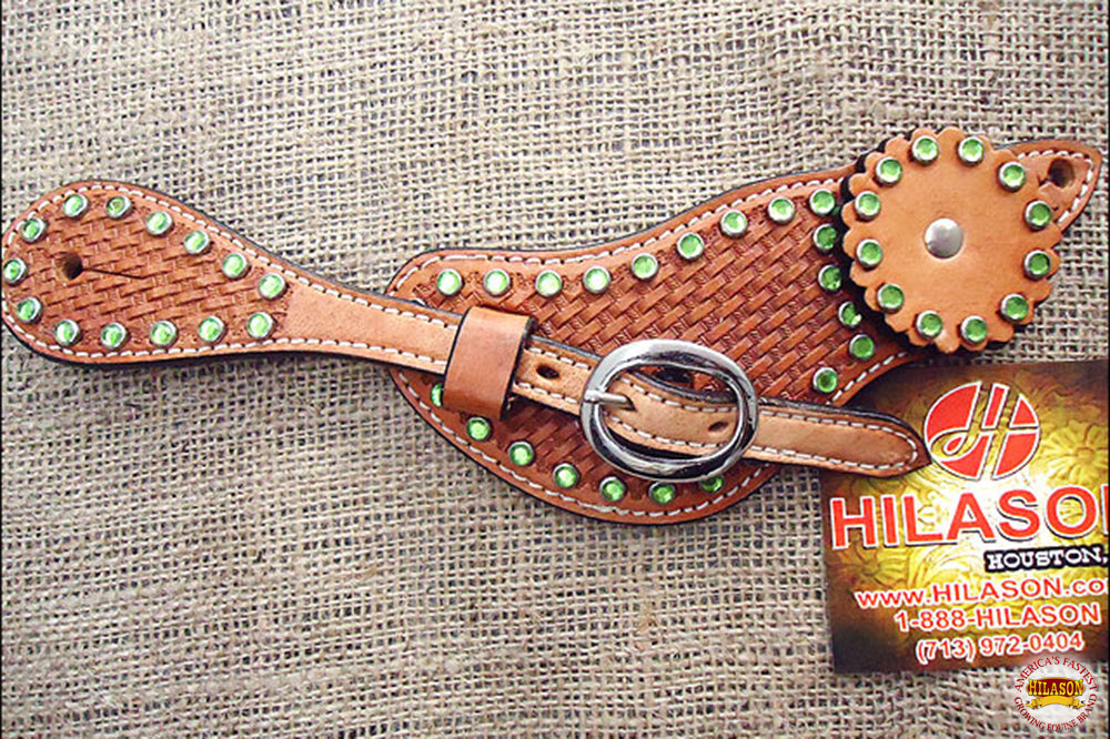 Hilason Western Style Men &amp; Womens Spur Straps for Horse Riding, Barrel Racing,Show,and Rodeo