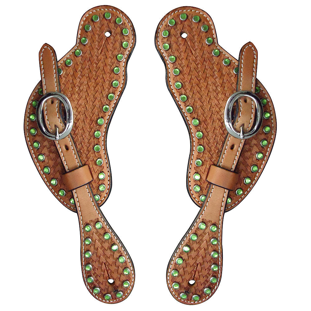 Hilason Western Style Men &amp; Womens Spur Straps for Horse Riding, Barrel Racing,Show,and Rodeo