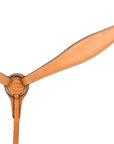 HILASON Western Horse Headstall Breast Collar Set Tack Genuine American Leather Plain Tan