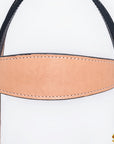 HILASON Western Horse Headstall Breast Collar Set Tack Genuine American Leather Plain Tan