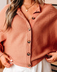 Parker Button Front Dolman Sleeve Sweater Cardigan