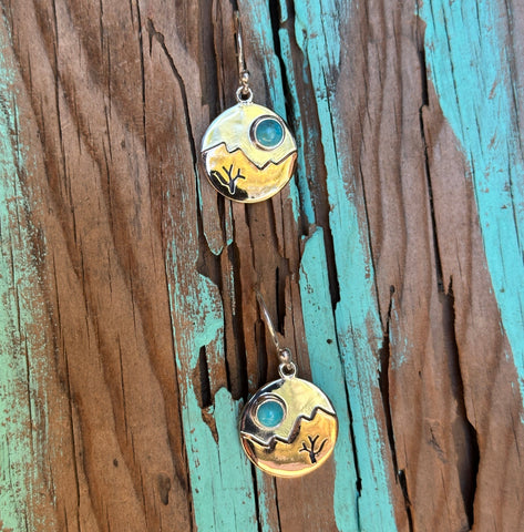 COPPER SUNRISE EARRING