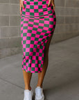Checkered Skirt