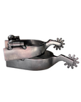 AJ Tack Men's Brushed Stainless Steel Spur