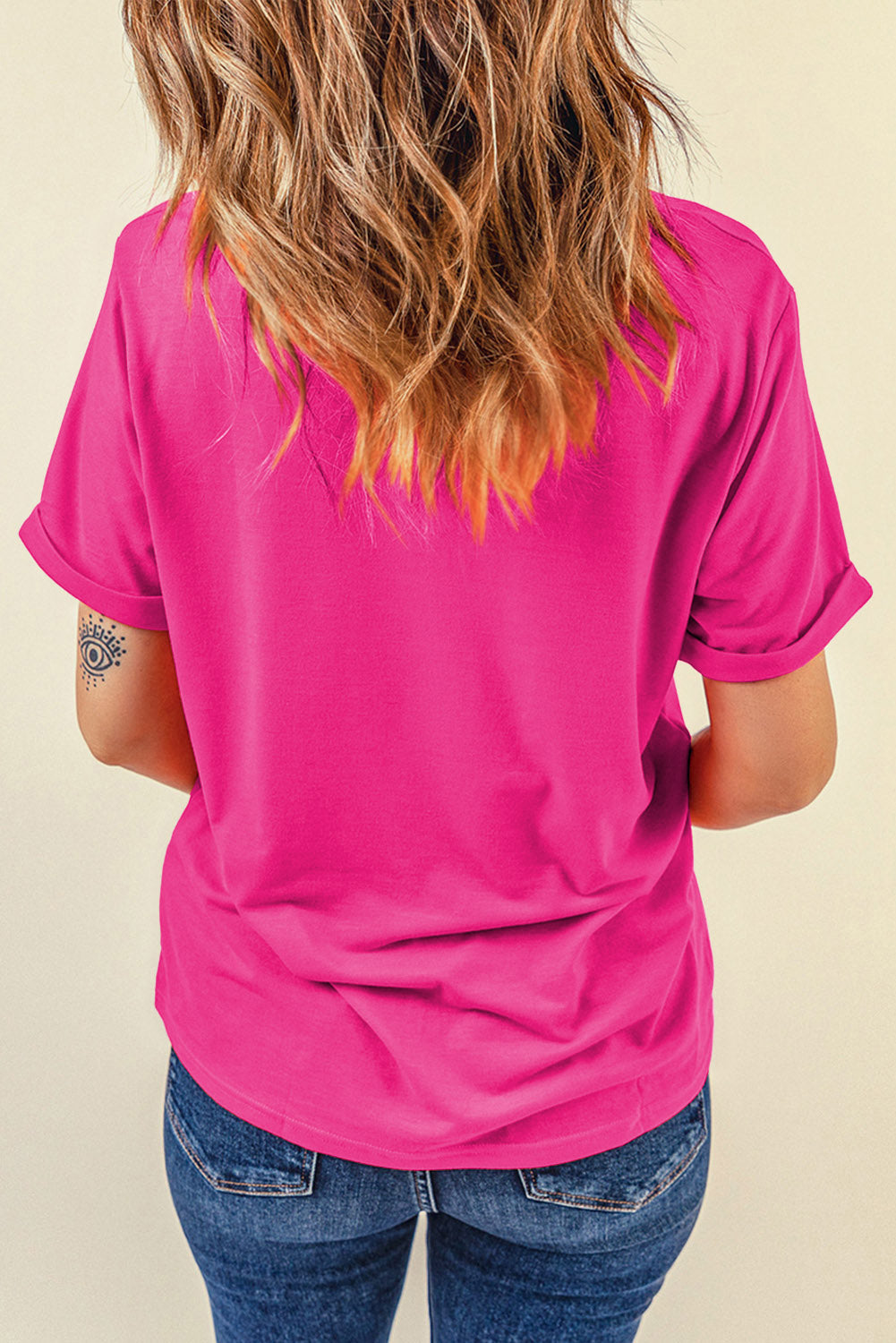 Plain Crew Neck Tee