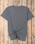 Plain Crew Neck Tee