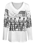 Baha Ranch Western Ranching Long Sleeve Top