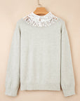 Sophia Patchwork Drop Shoulder Sweater
