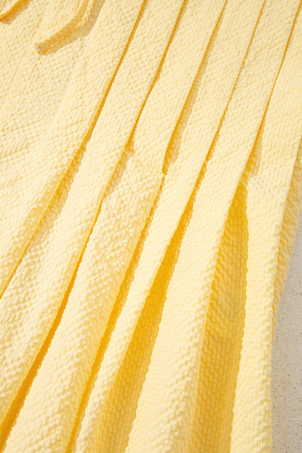 Bow Tie Pleated Tank Top