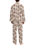 Western Santa Christmas Men's Pajamas