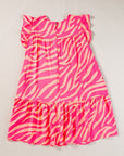 Matilda Zebra Stripe Pocketed Dress