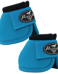 Professional Choice Tack Ballistic Overreach Horse Bell Boots Pacific Blue