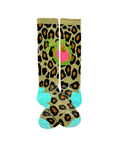 Lucky Leopard Diva Performance Socks