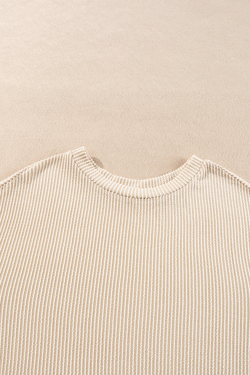 Corded Knit Long Sleeve Top and Shorts Set