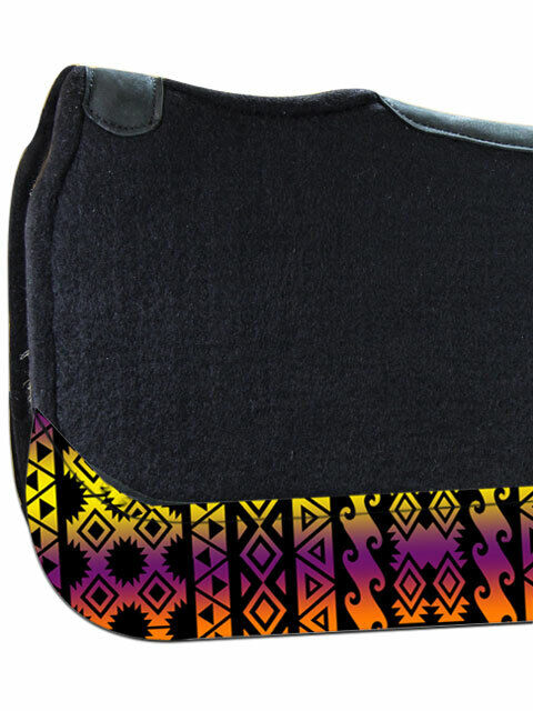 HILASON 31 In X 30 In Western Horse 100% Wool Felt Saddle Pad